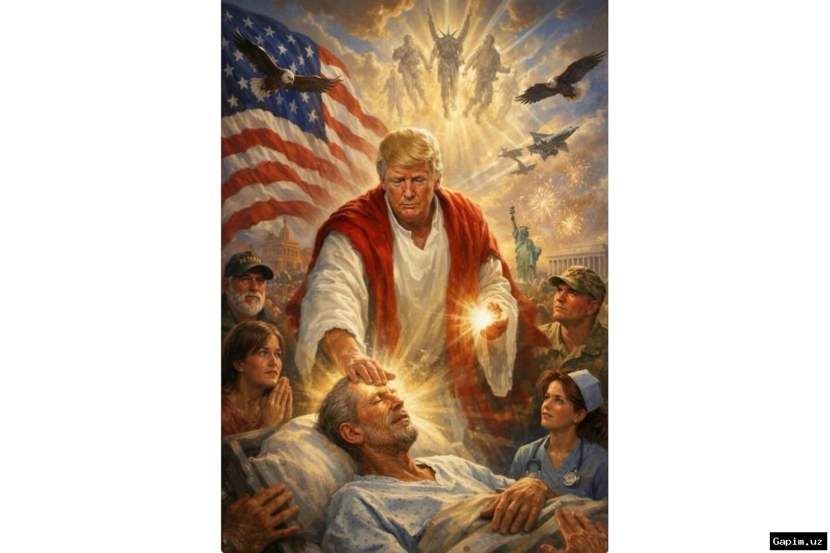 🤖✝️ Президент США Трамп вызвал широкую критику из-за ИИ-изображения в образе Христа и нападок на Папу