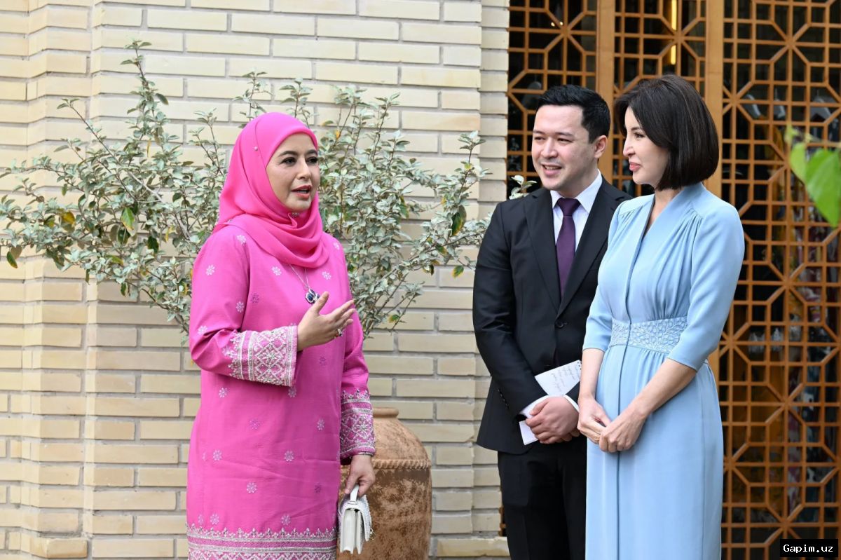 👑🤝 First Lady of Uzbekistan Meets Queen of Malaysia