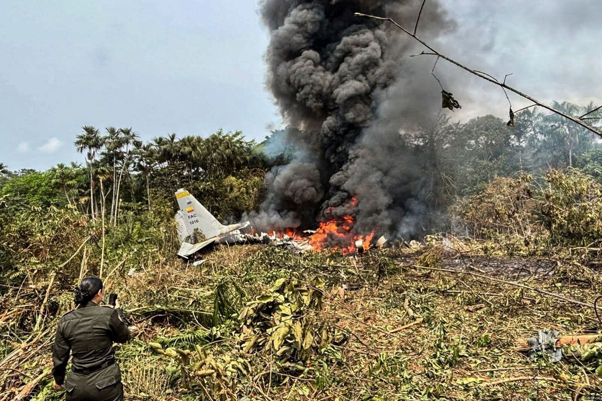 ✈️🔥 Military Plane Crash in Colombia: 66 Dead, Dozens Injured