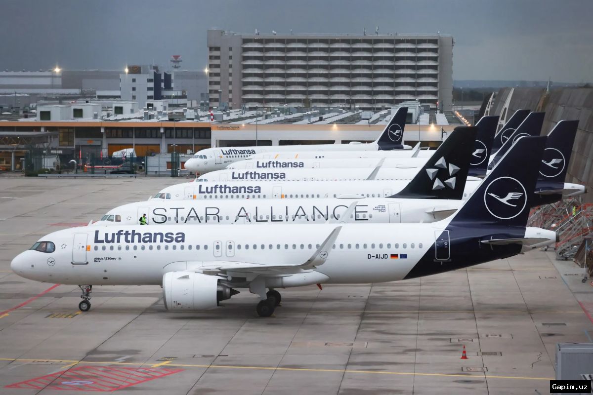 ✈️⚖️ Germaniya havo yo‘llari Lufthansada uchuvchilar ish tashlashiga duch keldi