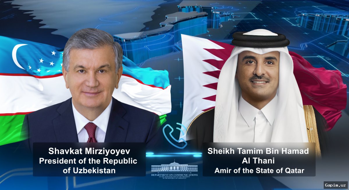 🌍🤝 Президент Узбекистана провел телефонные переговоры с лидерами стран Персидского залива