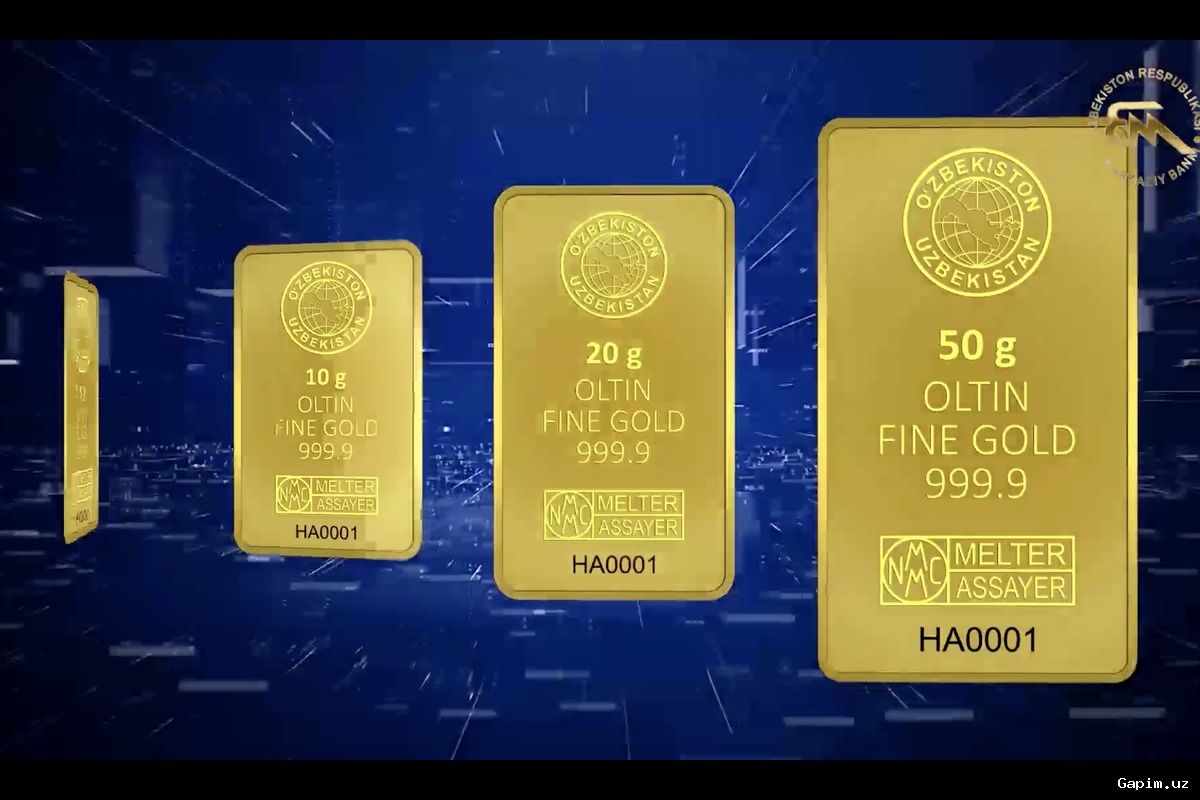 💰📈 Продажи золотых слитков в Узбекистане в 2025 году достигли 661 кг