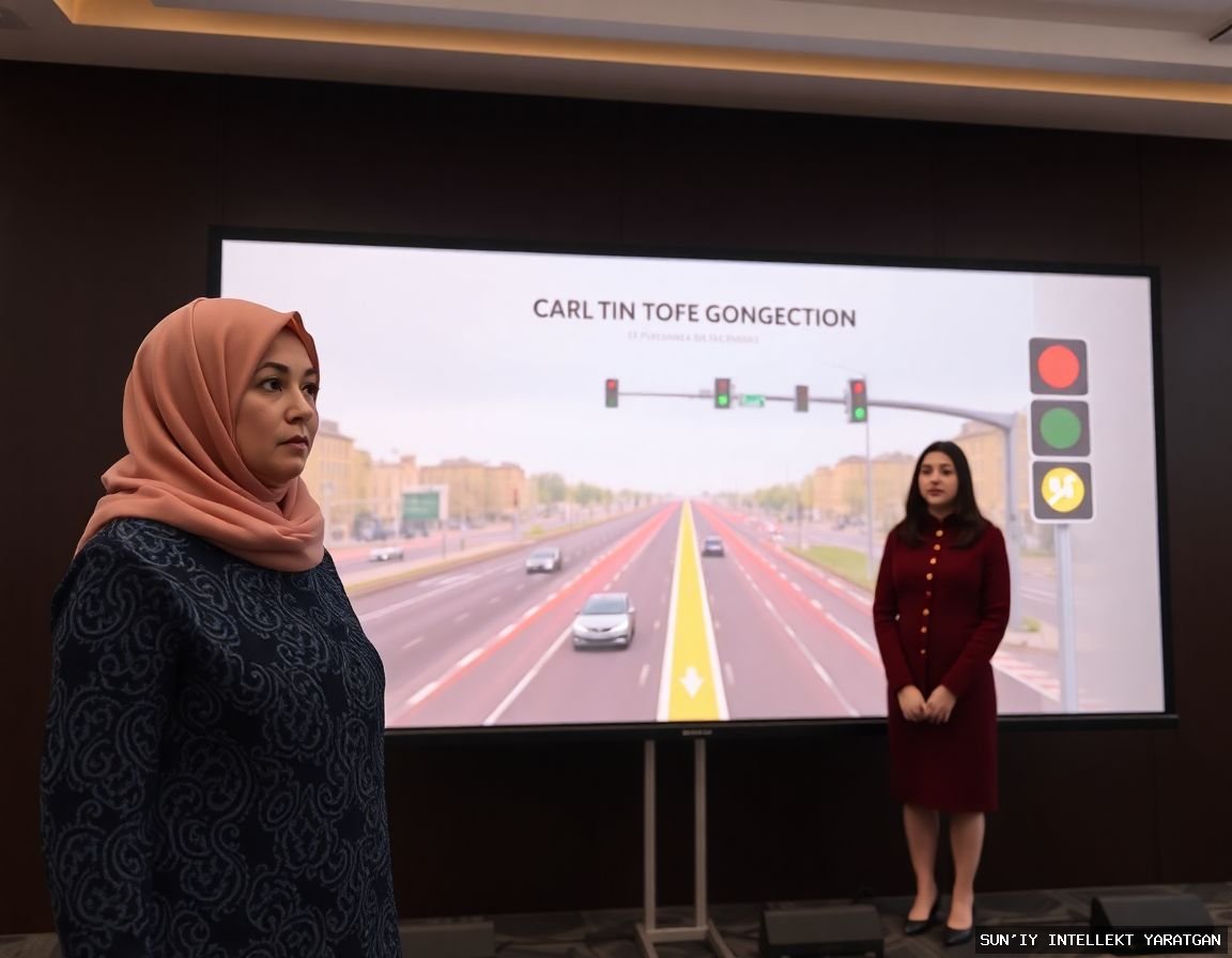 Saida Mirziyoyeva Presented with Measures to Combat Traffic Congestion in Tashkent