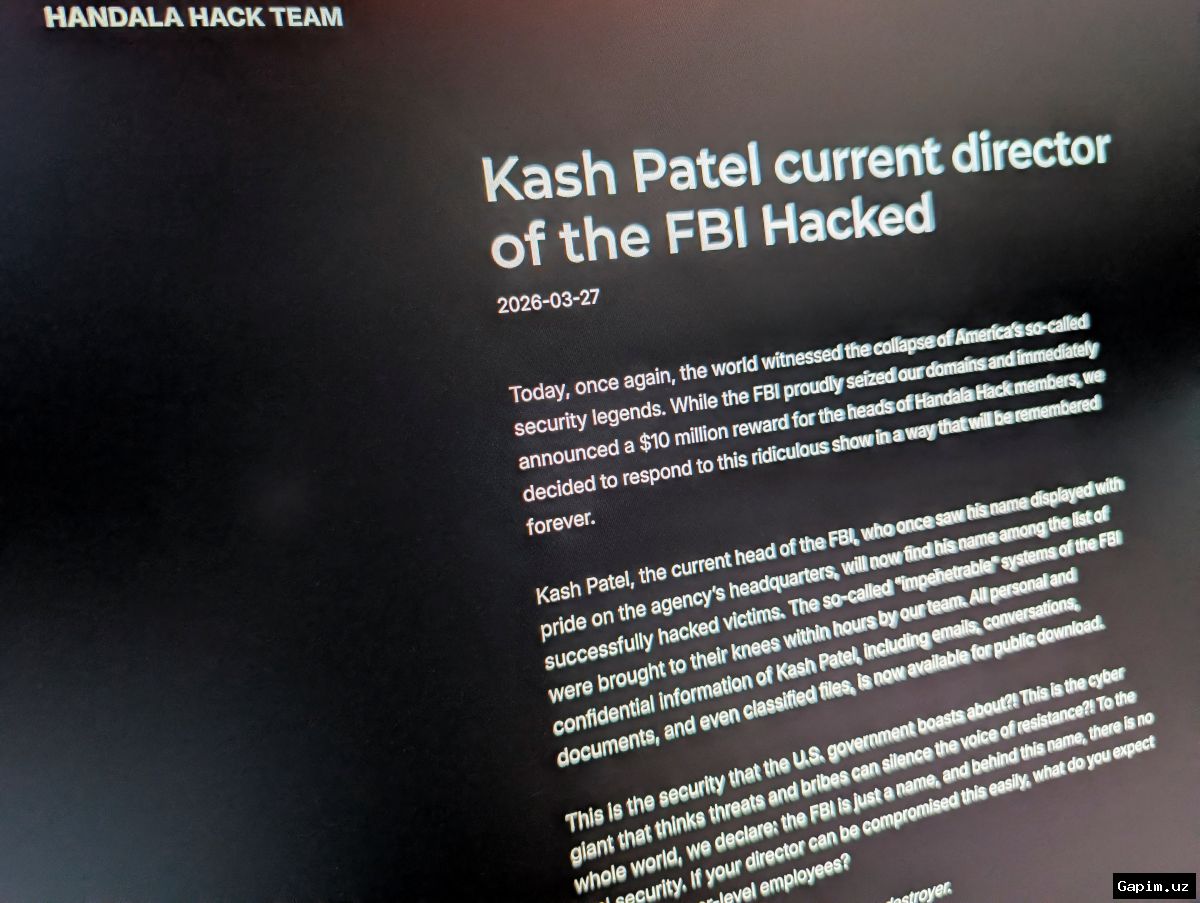 🕵️‍♂️💻 Iran-Linked Hackers Claim Breach of FBI Director Kash Patel's Personal Email